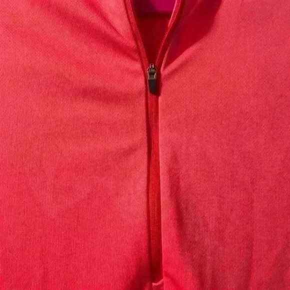 Patagonia Coral Mid Zipper Short Sleeve Light Jersey Material Top / Size - A57 - Picture 3 of 6